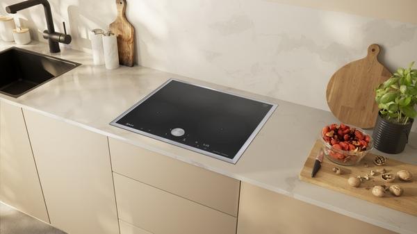 Produktbild Neff N 90, Induktionskochfeld, 60 cm, Schwarz, Mit Rahmen aufliegend