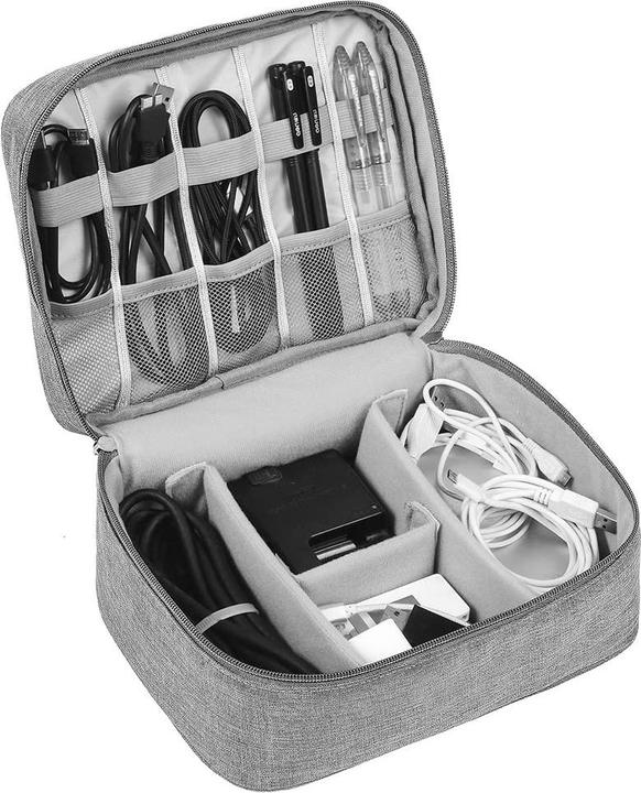 Produktbild Only-Bags.Store Elektronik-Tasche - Elektronik-Zubehör-Organizer - Universal-Reisekabel-Organizer-Tasche