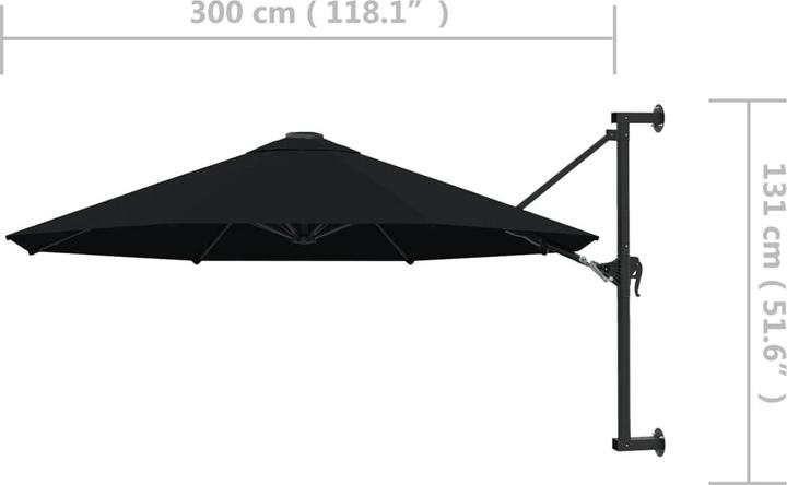 Produktbild vidaXL Sonnenschirm (3 m)