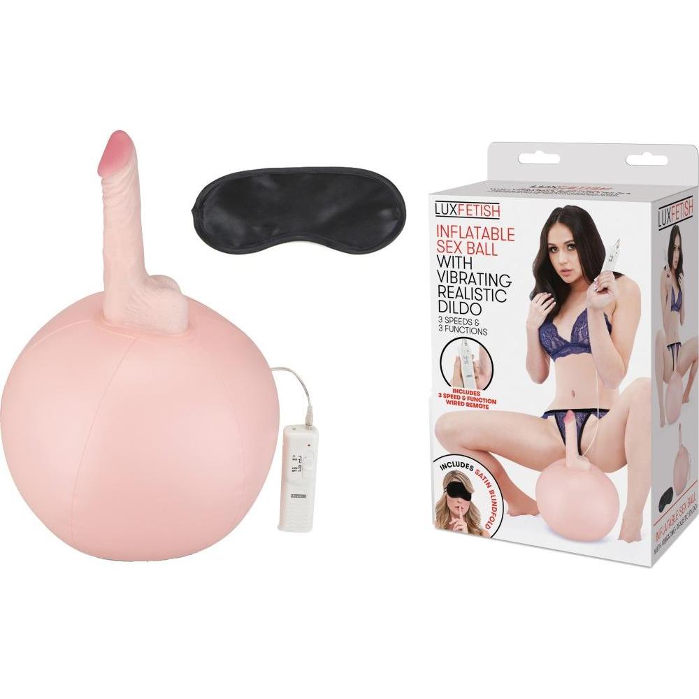 hüpfball mit dildo Pipedream Aufblasbarer Ball mit Dildo und Fernbedienung main image 1