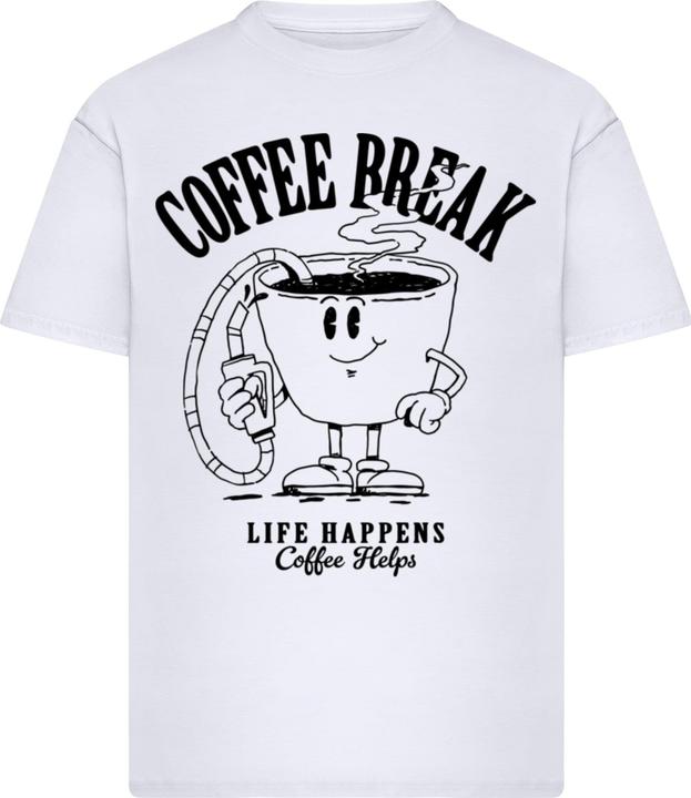Produktbild Mister Tee MisterTee Life Happens Coffee Helps Oversize Tee - 201323 (L)