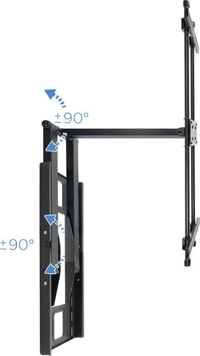 Actual product image Tooq Technology SOPORTE PARED LP4380XL-B 43"-80" NEGRO (Wall, 80", 50 kg)