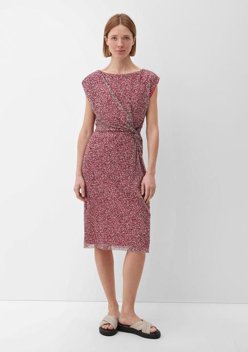 Produktbild s.Oliver Kleid Mesh-Kleid mit Plisseefalten (44)