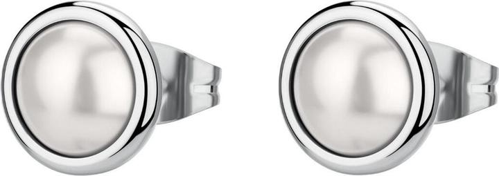 Brosway - Steel stud earrings with pearls Essential BNL148 (Acciaio)