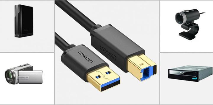 Productafbeelding Ugreen USB 3.0 verbindingskabel voor SSD, harde schijf (2 m, USB 3.2 Gen 1)