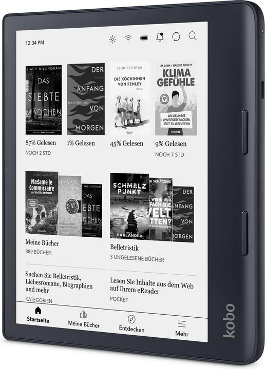Image du produit Kobo Sage (8", 32 Go, Noir)