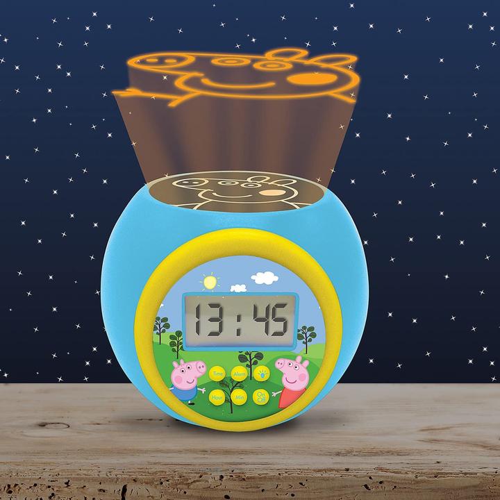 Actual product image Lexibook Peppa Pig Projector Alarm Clock with Timer