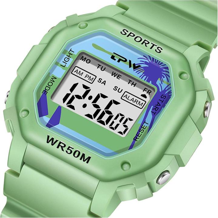 Produktbild VR Shinecon Kinderuhr Modell Timex, Grün (Digitaluhr, Sportuhr)