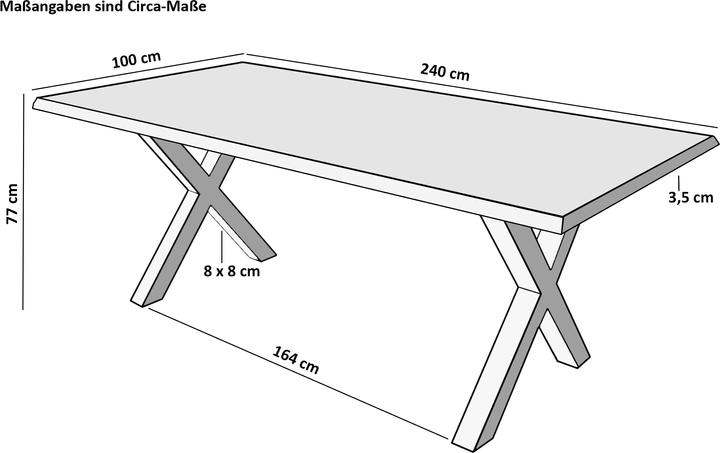 Image du produit SAM Frederik (240 x 100 x 77 cm)