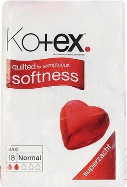 Actual product image Kotex Maxi 18 Normal Sanitary Towels (18 x)