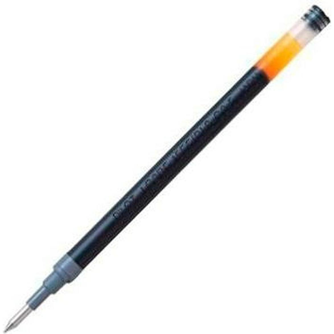 4x Pilot, Ersatzpatrone, Ersatzminen für Gel-Schreiber (Gelmine, Schwarz, 0.40 mm)