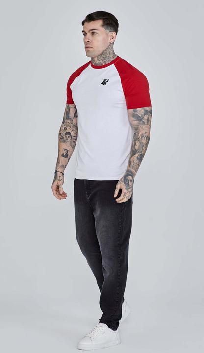 Actual product image Siksilk T-Shirt Raglan T-Shirt (M)