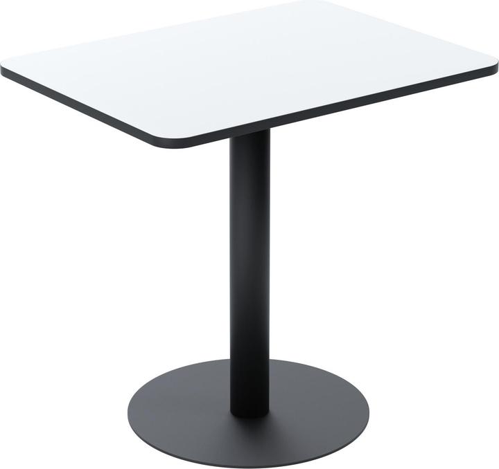 Actual product image Paperflow MEZZO Bistro table wood white 80.0 x 60.0 x 75.0 cm (80 x 60 x 75 cm)