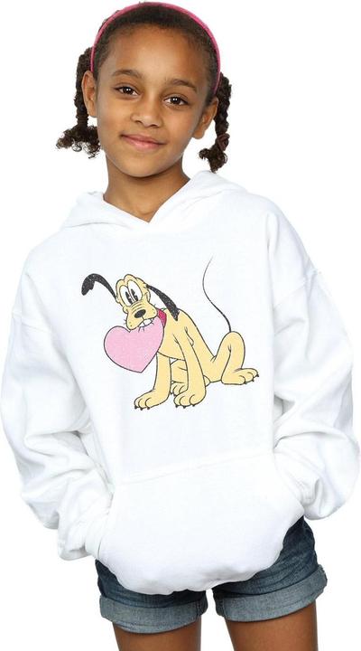 Immagine prodotto Disney Pluto Love Heart Felpa con Cappuccio Ragazze (128)