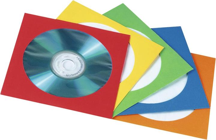 Hama CD/DVD paper sleeves, pack of 50, fa