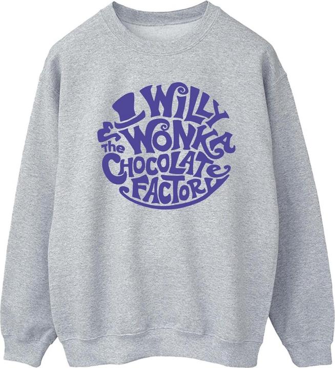 Produktbild Willy Wonka & the Chocolate Factory Typed Logo Sweatshirt (XXL)