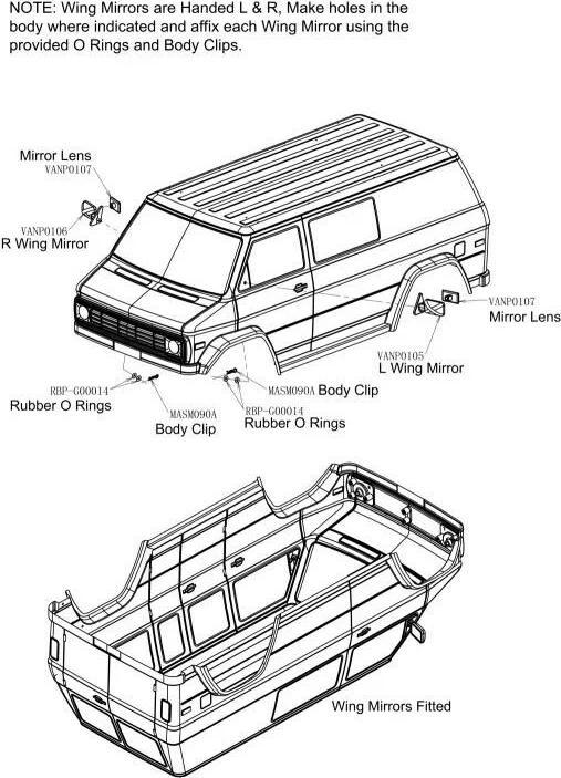 Actual product image Carisma SCA-1E PRAIRIE WOLF CLEAR BODY SET ( 324WB)