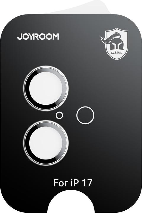 Actual product image Joyroom JR-17QS2 Camera Lens Protector (HD) for iP 17 (Dual-Camera) - Silver (Apple iPhone 17)