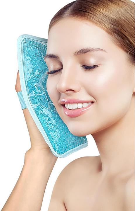 Produktbild ASMI Wiederverwendbares Gel Pearl Ice Pack – Cold Kompresse mit Stoffrückseite (1 x)