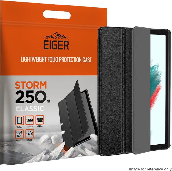 Productafbeelding Eiger Folio Case Zwart Storm 250m Case Zwart (Galaxy Tab A8)