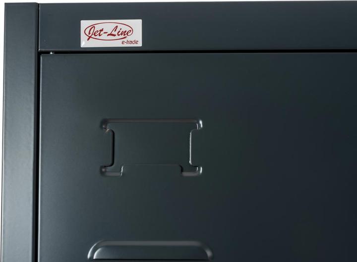 Image du produit Jet-Line Armoire de classement Vestiaire PETROW gris foncé 1 porte