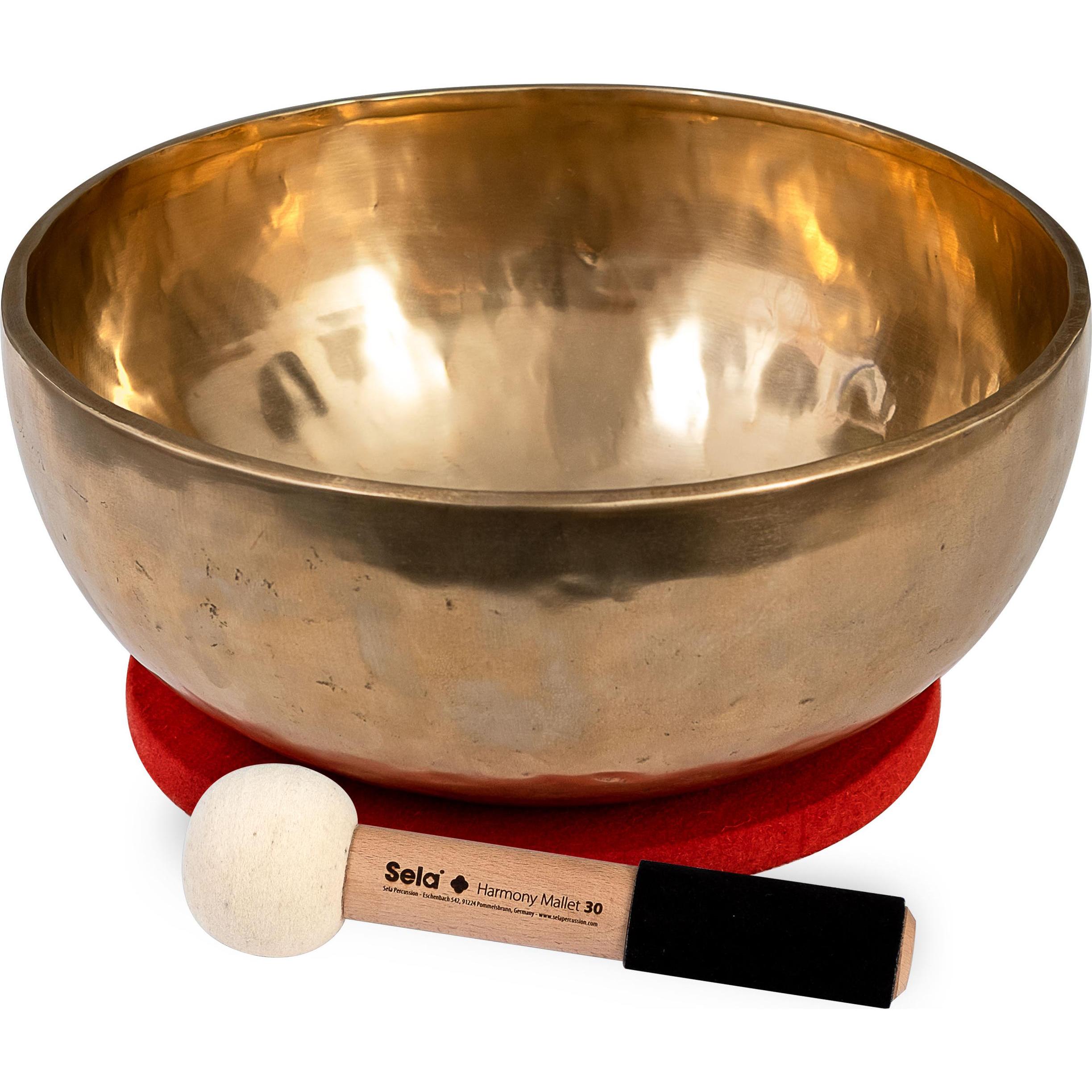 Thumbnail - Sela Klangschale se266 Harmony Singing Bowl 29 mit Schlägel (Perkussion), Perkussion, Silber