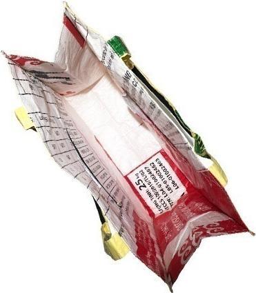 Produktbild Bekos Upcycling - Grosser Shopper aus recycelten Futtersäcke Frosch gelb