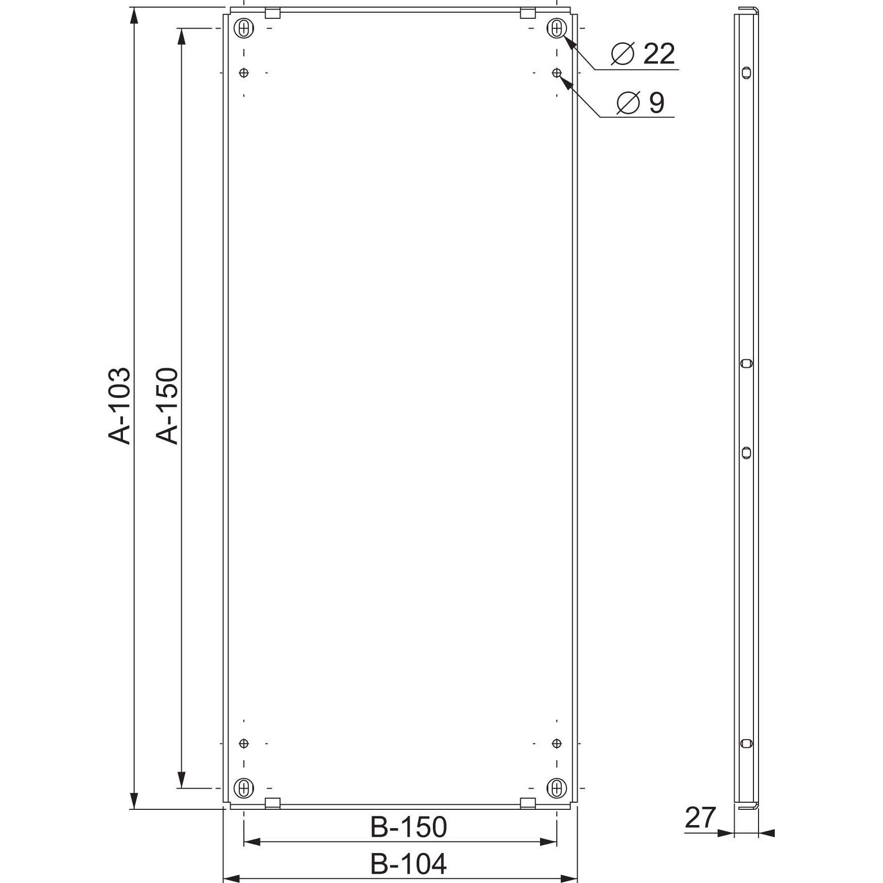 Schneider Electric Spacial SM-Montageplatte, 1600x1200mm NSYMP1612, Serverschrank Zubehör, Silber
