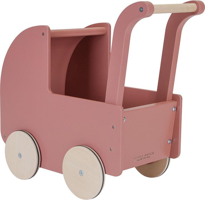 Actual product image Little Dutch Doll's pram made of FSC wood incl. textiles