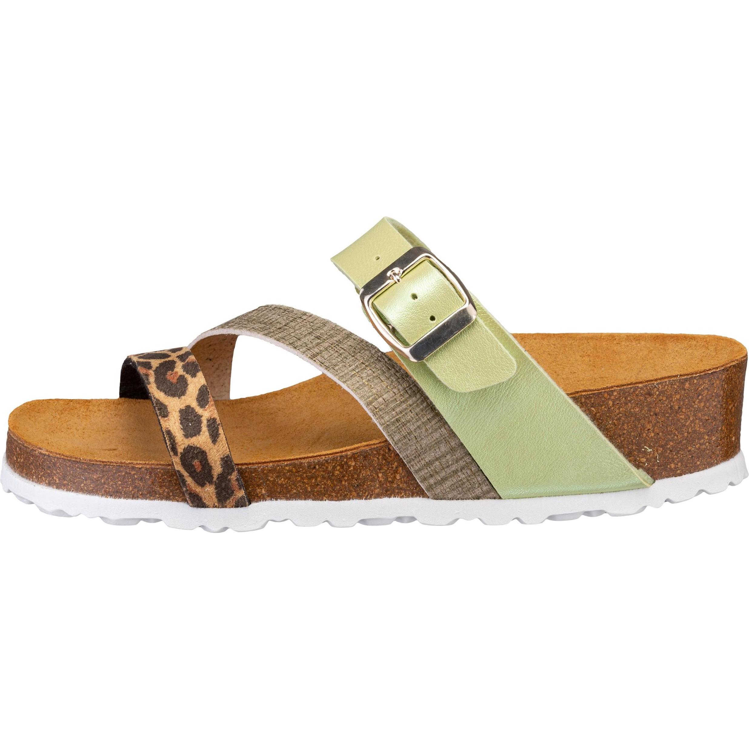 Thumbnail - Lico, Damen, Hausschuhe, Natural Glitter, Grün, (42)