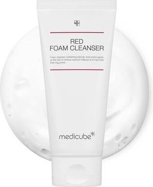 Actual product image Medicube Red Foam Cleanser - Deeply Cleanses, Removes Impurities, Controls Sebum (Cleansing Foam, 120 ml)
