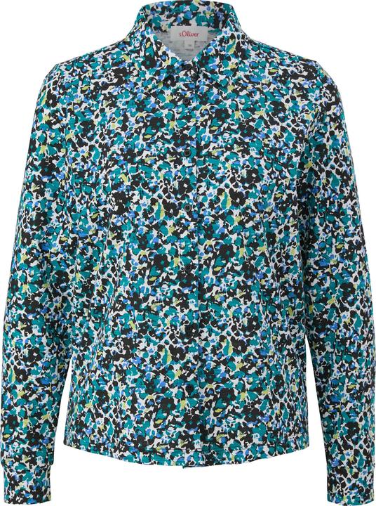 Immagine prodotto s.Oliver Bluse Hemdbluse aus Jersey (44)