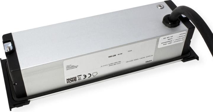 Actual product image Bachmann Kapsa S Extension cable 2 m 2 AC outputs Indoor Aluminium - Black (927.004) (2x, CEE 7/5, 2 m)