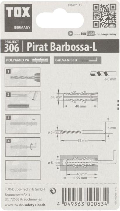 Produktbild Tox Pirat Barbossa (4 Stk.)