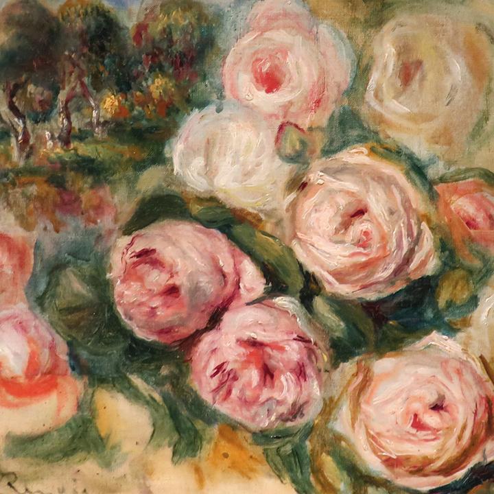 Actual product image Pierre-Auguste Renoir - Flowers still Life 2024 (30 x 30 cm, Hardcover, German, Spanish, French, Czech, Polish, Dutch, Italian, English)