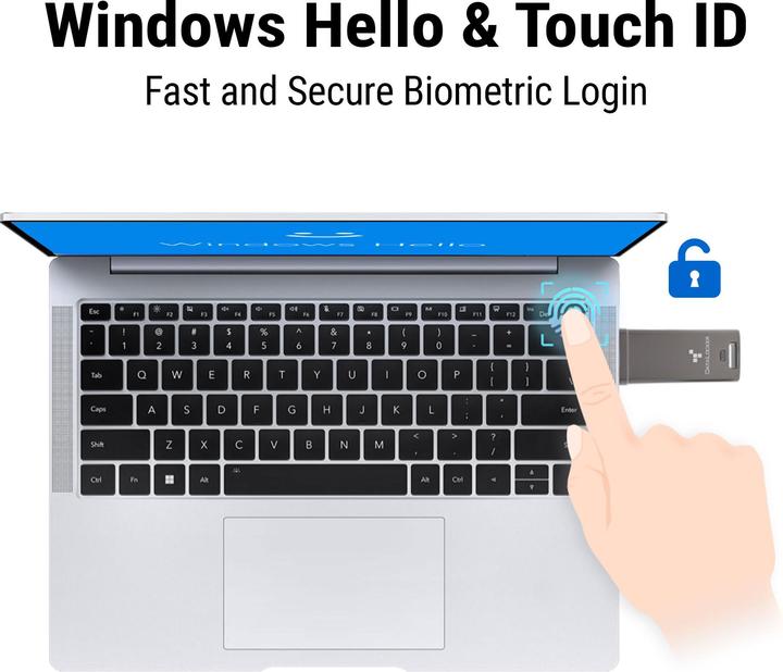 Immagine prodotto Origin Storage DataLocker DL GO, 4 GB, USB tipo A, 3.2 Gen 2 (3.1 Gen 2), 160 MB/s, Cuffia, Grigio (4 GB, USB-A)