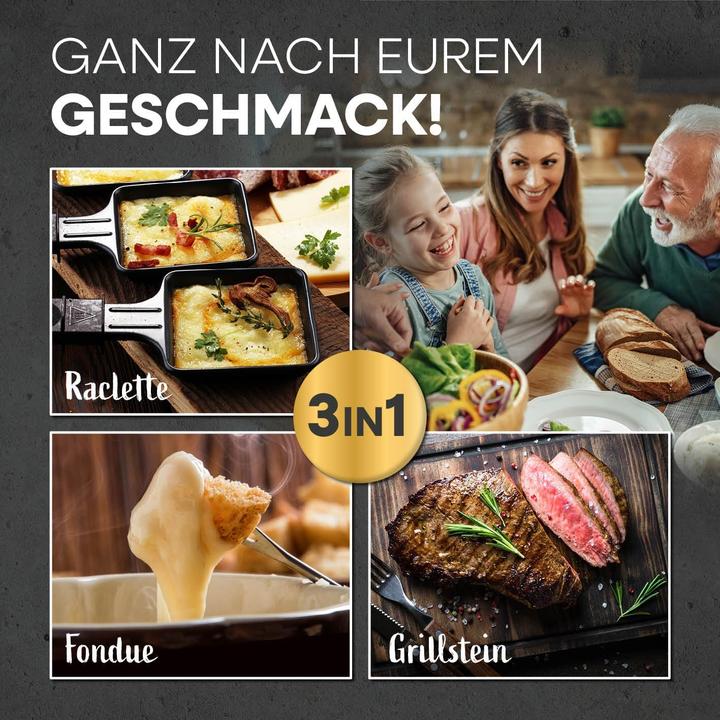 Actual product image Gourmetmaxx Raclette & Fondue Kombi