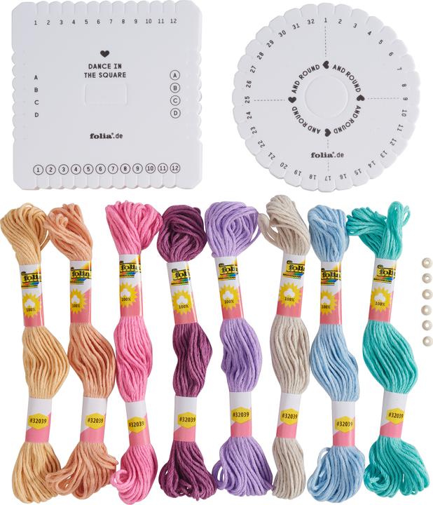 Actual product image Folia Set de bricolage bracelets Kumihimo