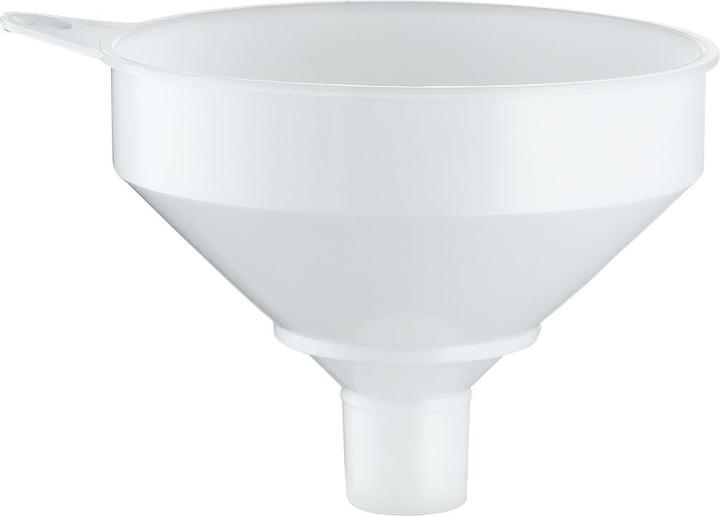 Actual product image Hünersdorff Funnel Ø 253/50 mm height 190 mm HD polyethylene natural with sieve and overflow rim