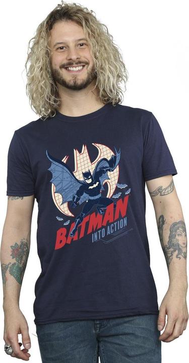 Immagine prodotto Batman Into Action Maglietta Uomo (XXL)