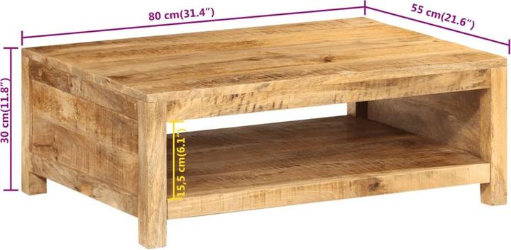 Immagine prodotto vidaXL Couchtisch (80 x 55 x 30 cm)