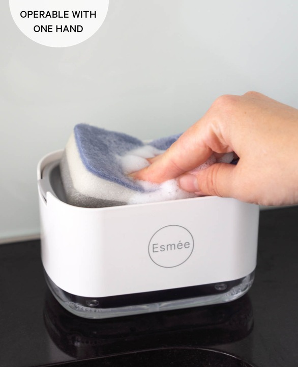 Immagine prodotto Esmée 2 in 1 Schwammhalter und Spülmittelspender