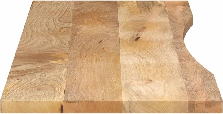 Produktbild VidaXL Schreibtischplatte Tischplatte Holzplatte mit Aussparung Massivholz Mango
