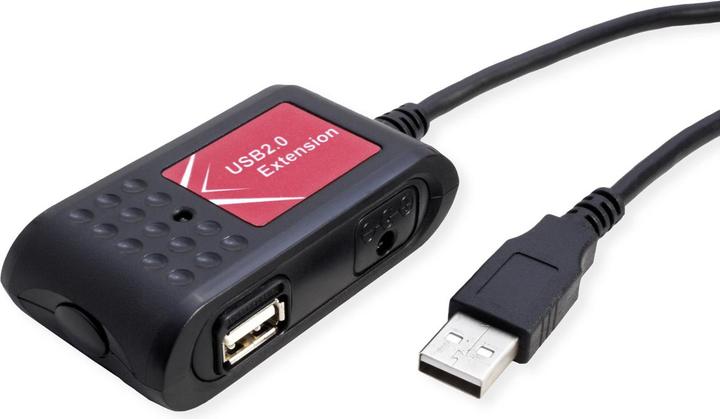 Actual product image Value USB 2.0 extension black, 2x 5m (5 m, USB 2.0)