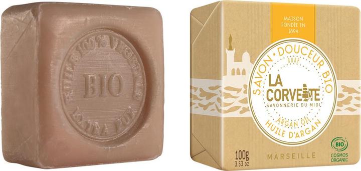 Actual product image La Corvette Douceur Organic Argan Oil solid (Soap lotion)
