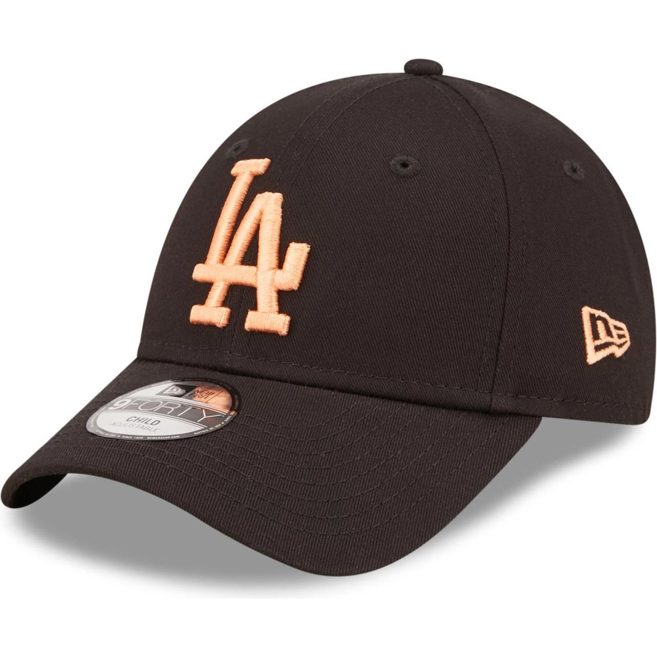 New Era, Jungen, Cap, 9Forty Kinder Cap Los Angeles Dodgers schwarz Youth, Schwarz, (55, 56, 54 C)