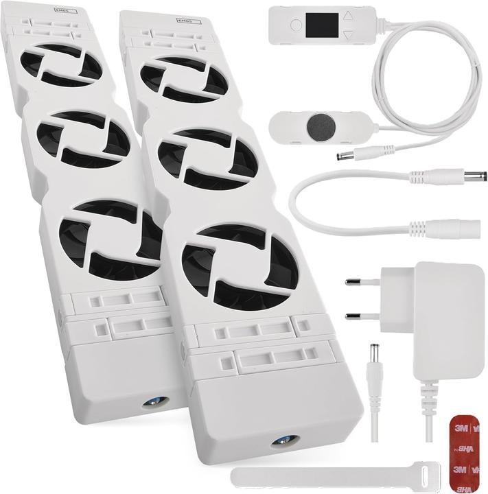 Produktbild Emos Heizkörperventilator DUO, weiss