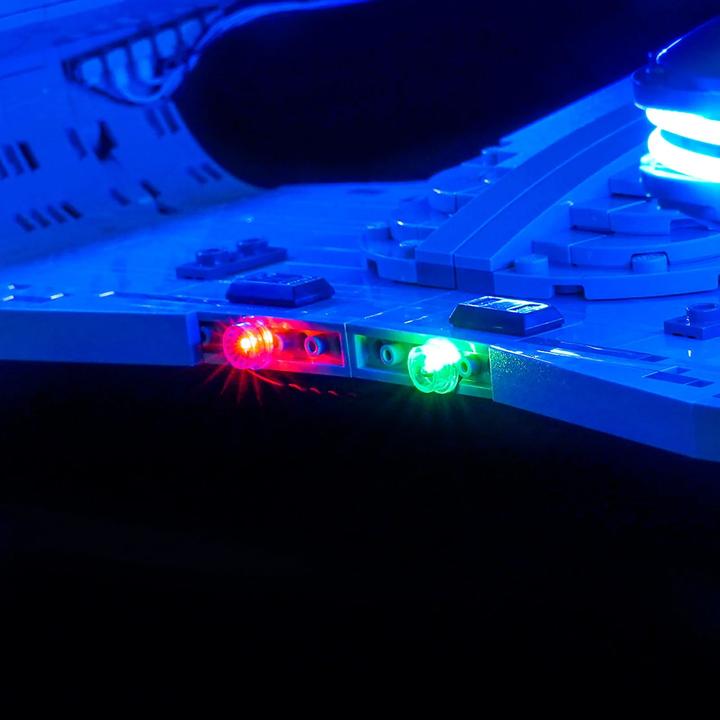 Produktbild BrickBling LED Licht Set für LEGO Star Trek: U.S.S. Enterprise NCC-1701-D™ (10356) inkl. Fernbedienung