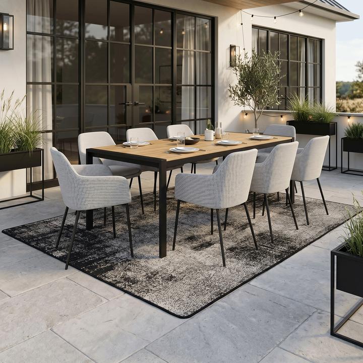 Produktbild Snapstyle In- und Outdoor Teppich Beidseitig Newport Design (200 x 200 cm)