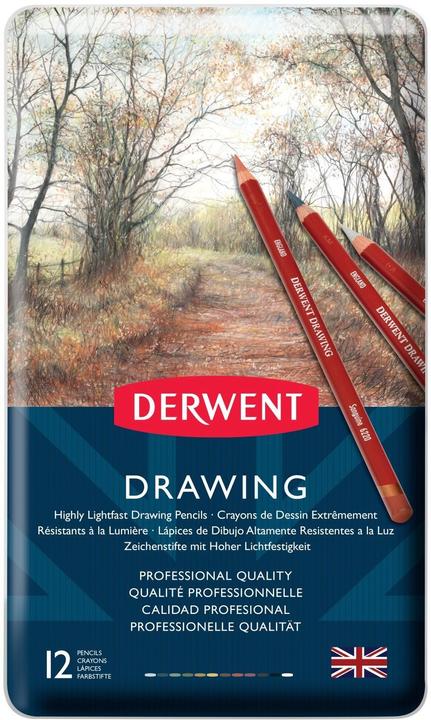 Immagine prodotto Derwent Set di matite da disegno, 12 matite (12 x)